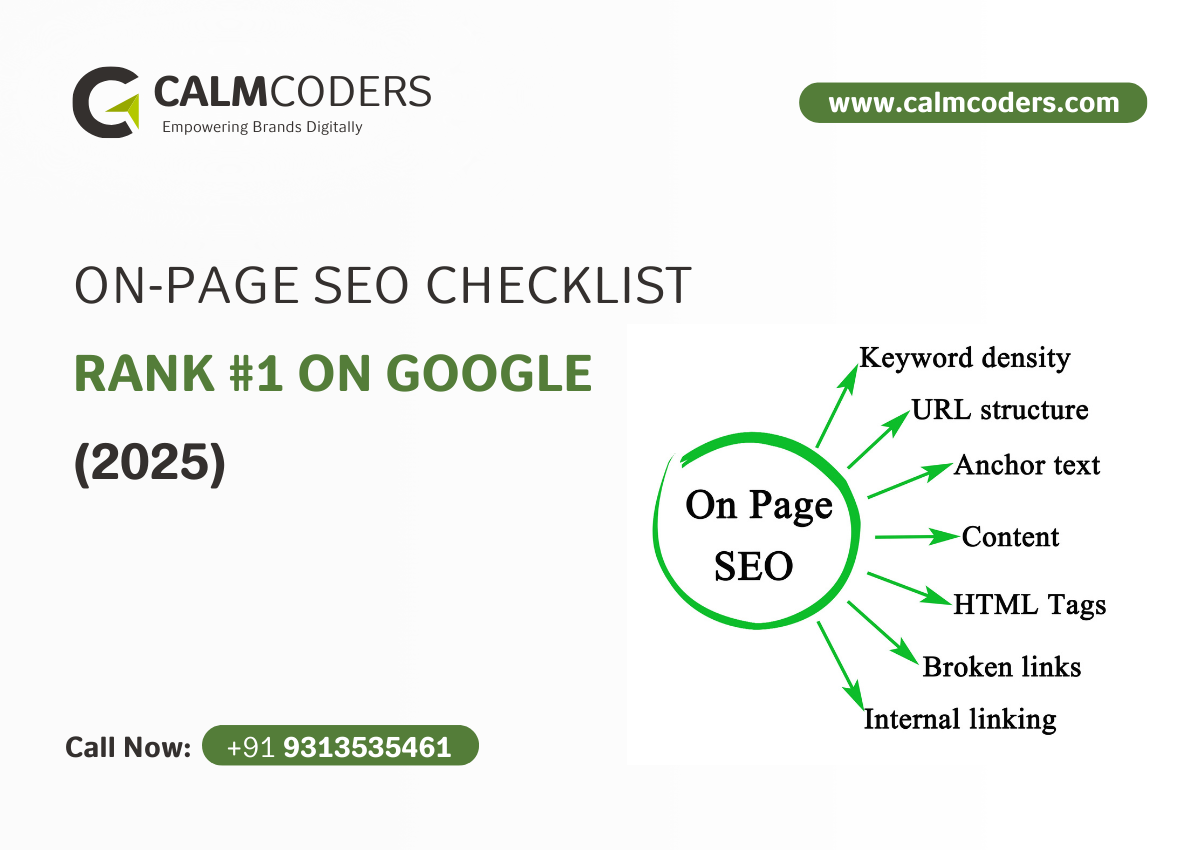 On-Page SEO Checklist: Rank #1 on Google (2025)